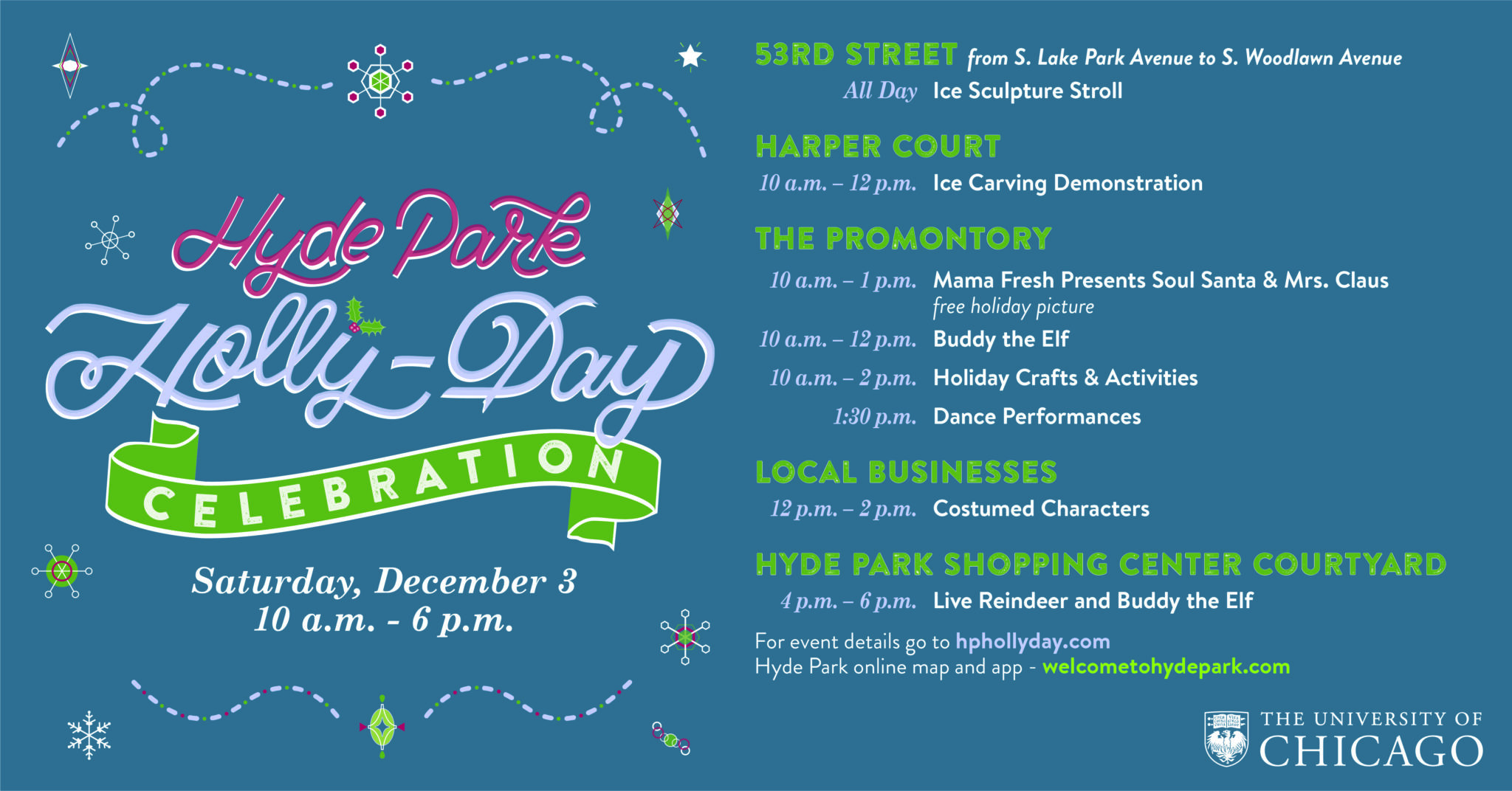 Hyde Park Holly Day Downtown Hyde Park Chicago