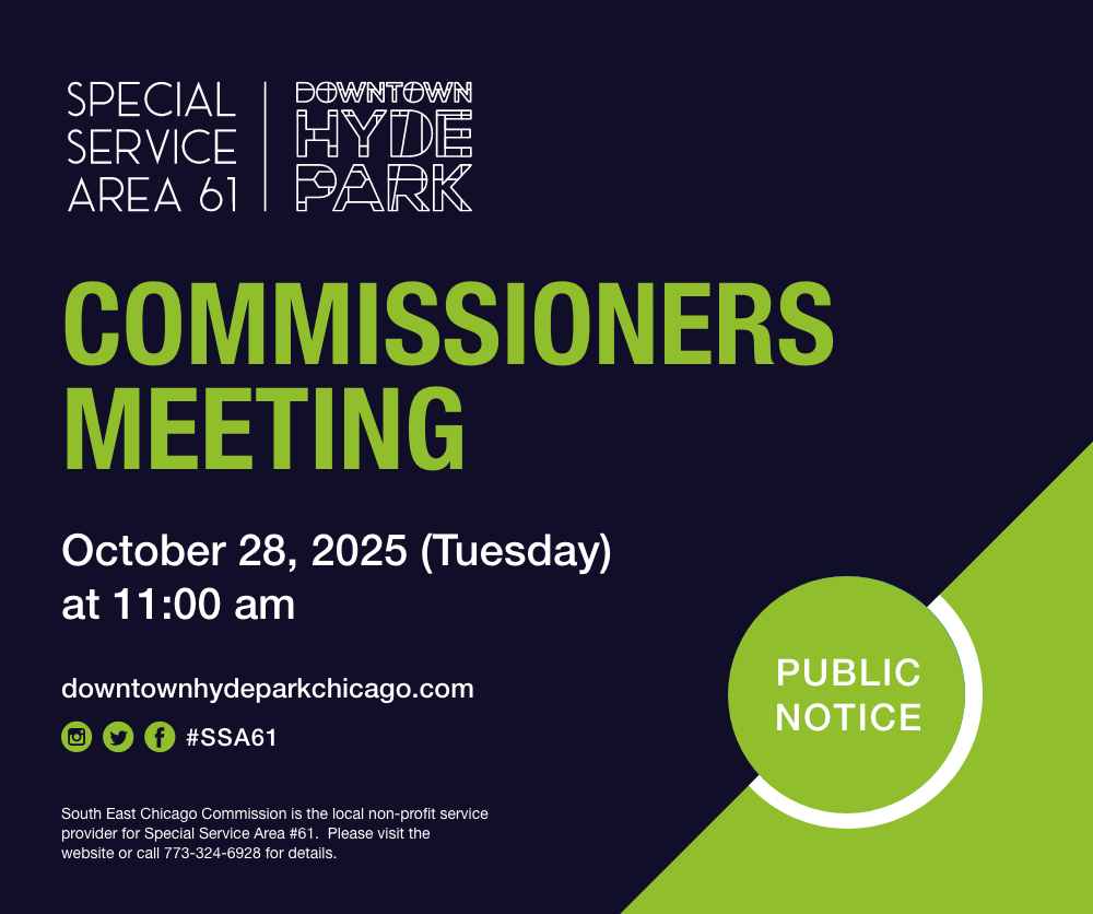 SSA61 Commissioners Meeting Announcement for 11:00 am on October 28, 2025.